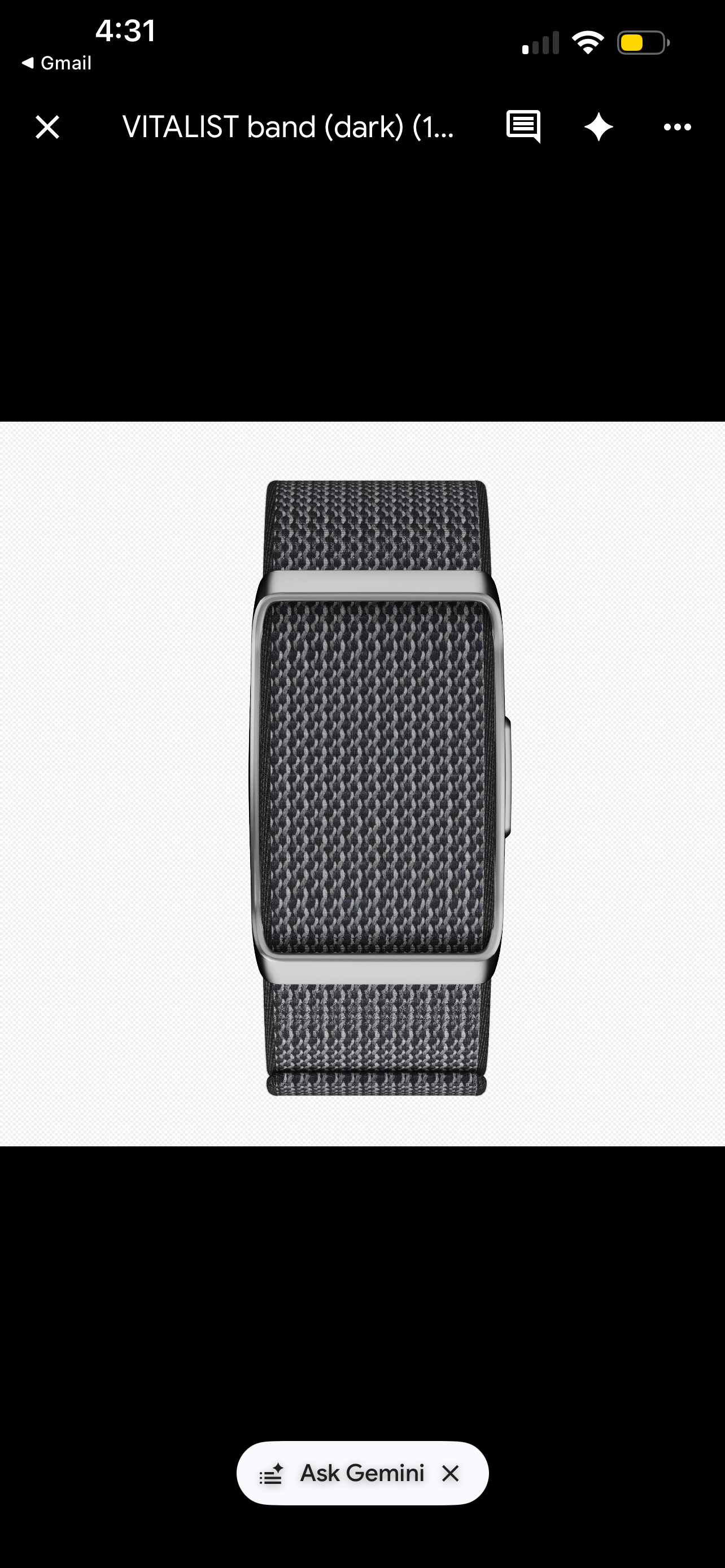 VITALIST band dark finish