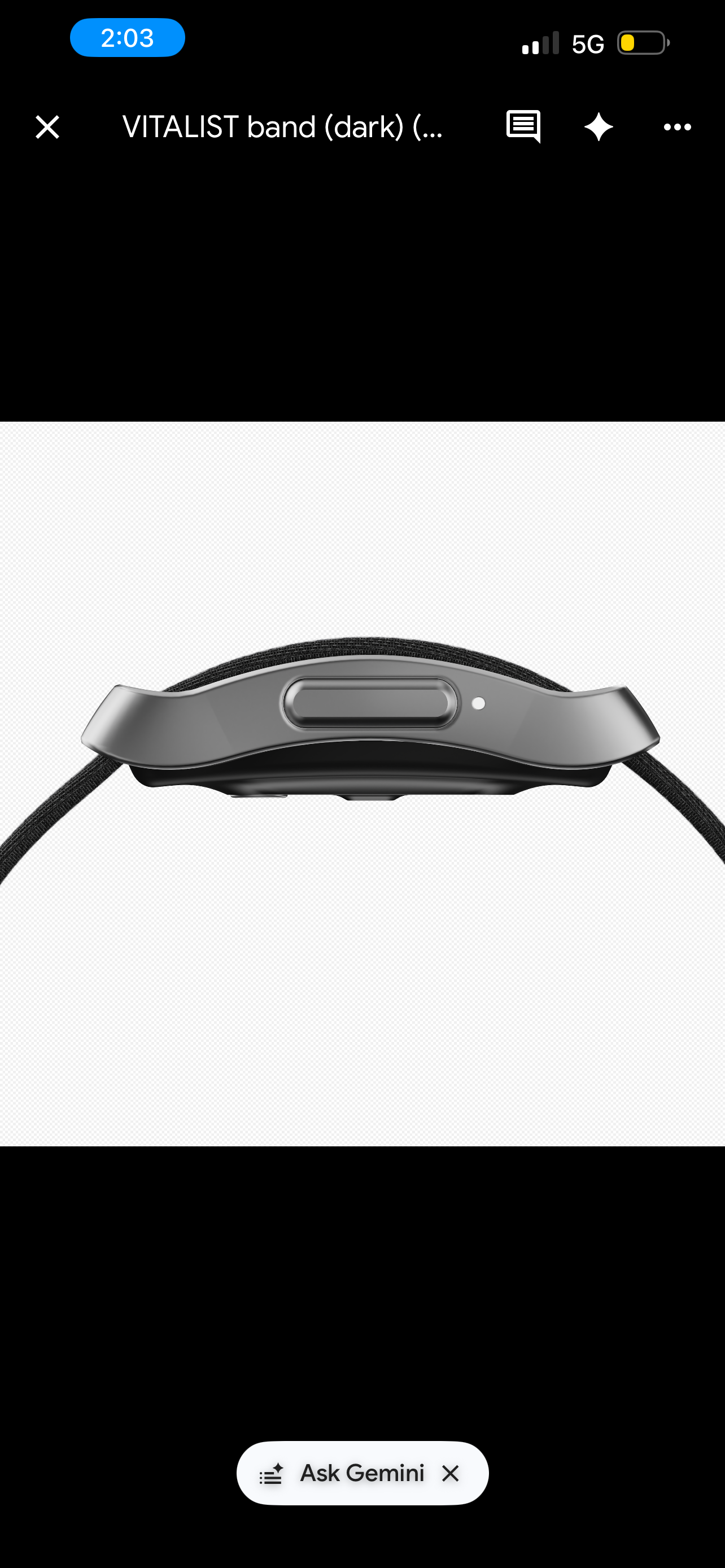 VITALIST band side profile view